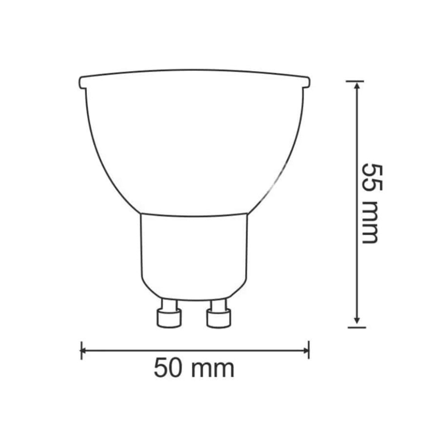 Lâmpada LED GU10/7W/230V 3000K
