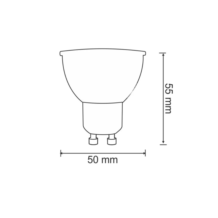 Lâmpada LED GU10/7W/230V 4000K