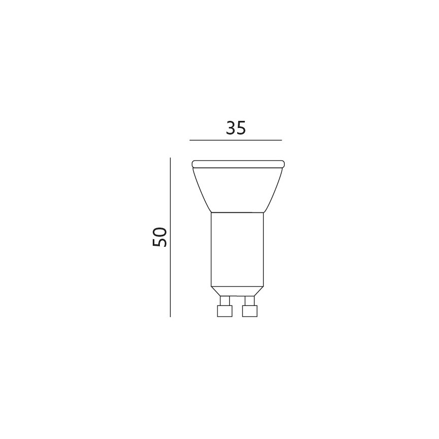 Lâmpada LED GU10-MR11/4W/230V 3000K