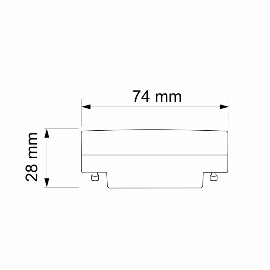 Lâmpada LED GX53/6W/230V 4000K