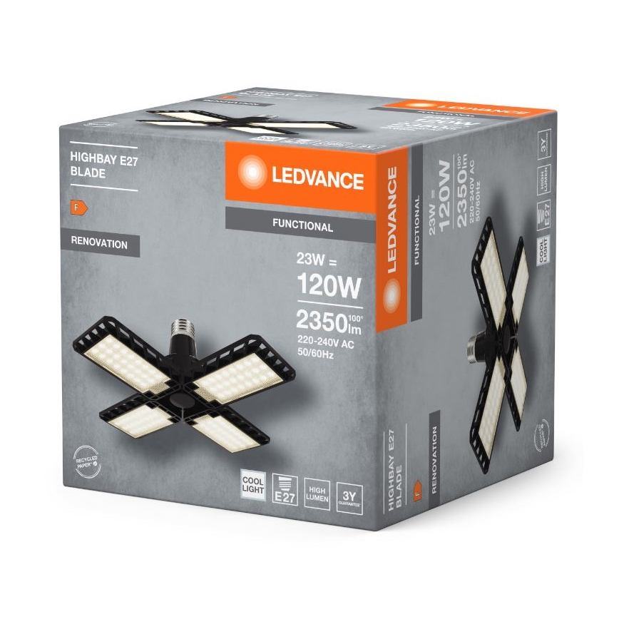 Lâmpada LED HIGHBAY E27/23W/230V 4000K - Ledvance