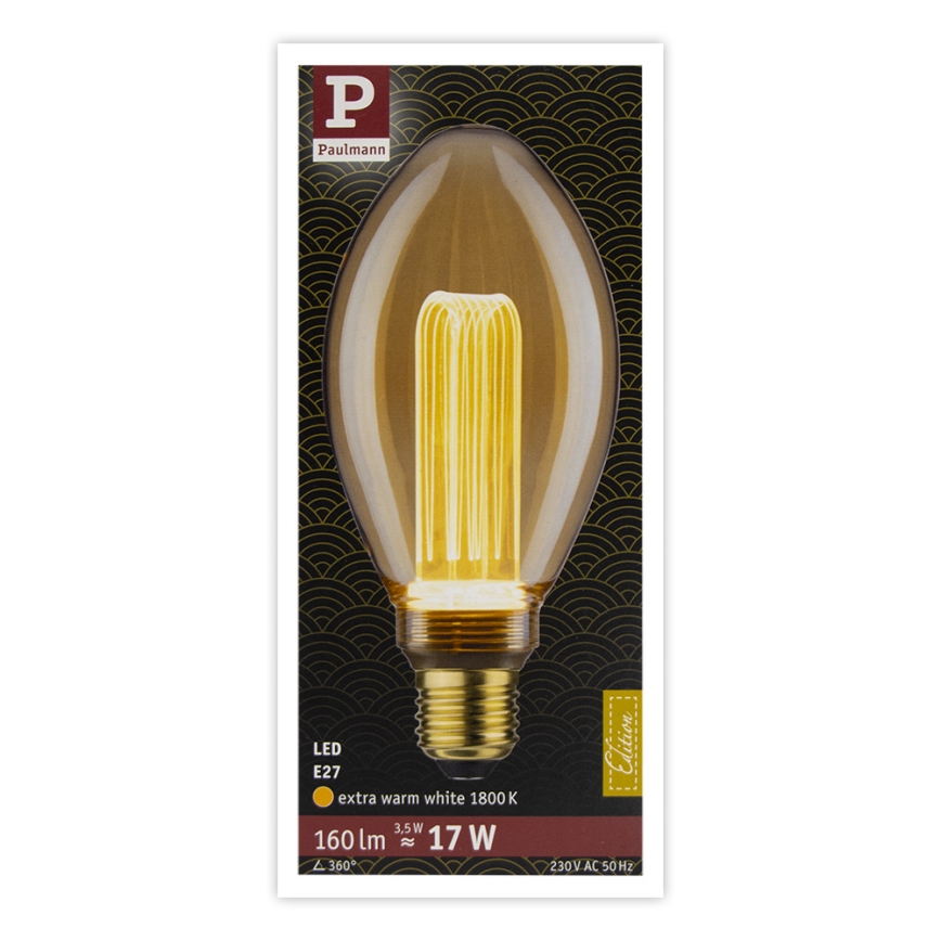 Lâmpada LED INNER B75 E27/3,5W/230V 1800K - Paulmann 28878