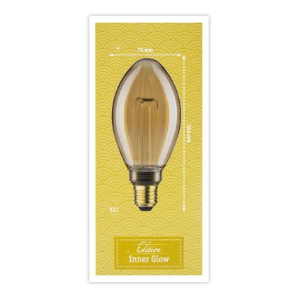 Lâmpada LED INNER B75 E27/3,5W/230V 1800K - Paulmann 28878