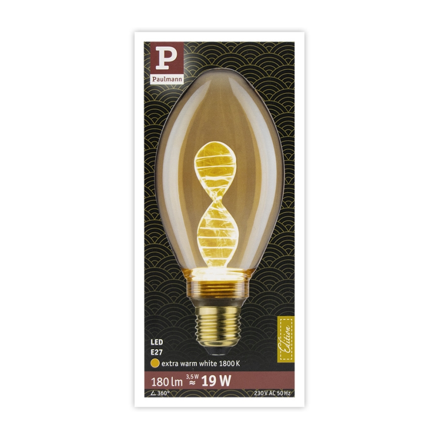 Lâmpada LED INNER B75 E27/3,5W/230V 1800K - Paulmann 28884