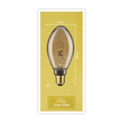 Lâmpada LED INNER B75 E27/3,5W/230V 1800K - Paulmann 28884