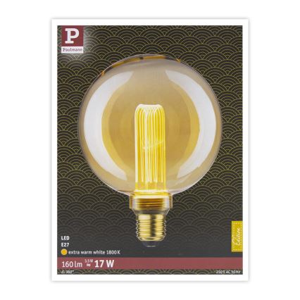Lâmpada LED INNER G125 E27/3,5W/230V 1800K - Paulmann 28875
