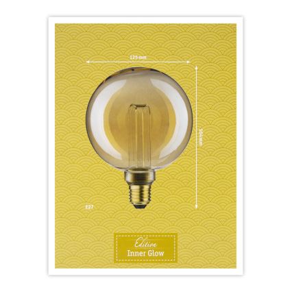 Lâmpada LED INNER G125 E27/3,5W/230V 1800K - Paulmann 28875