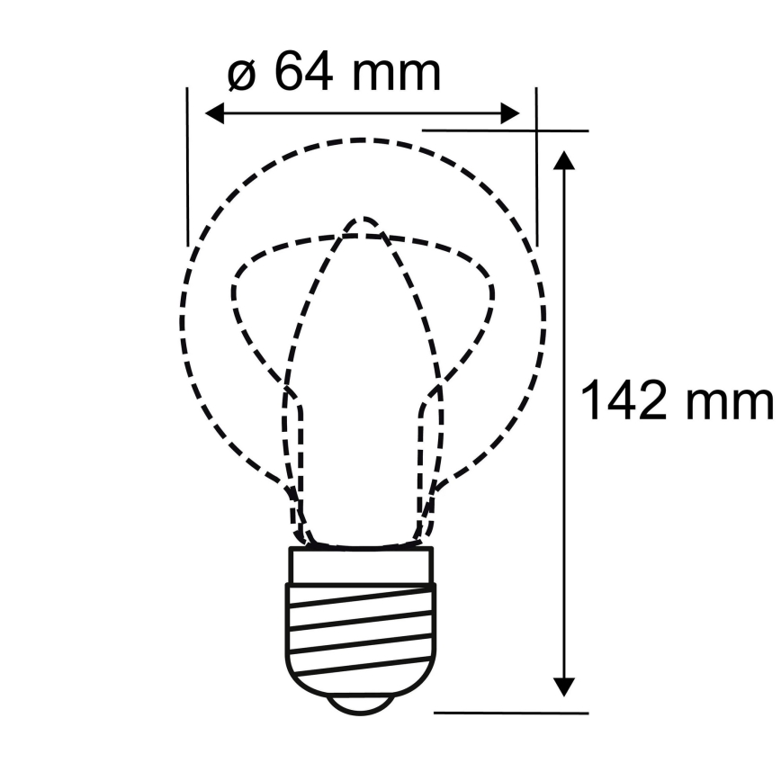 Lâmpada LED INNER ST64 E27/3,5W/230V 1800K - Paulmann 28880