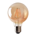 Lâmpada LED LEDSTAR AMBER G95 E27/8W/230V 2200K
