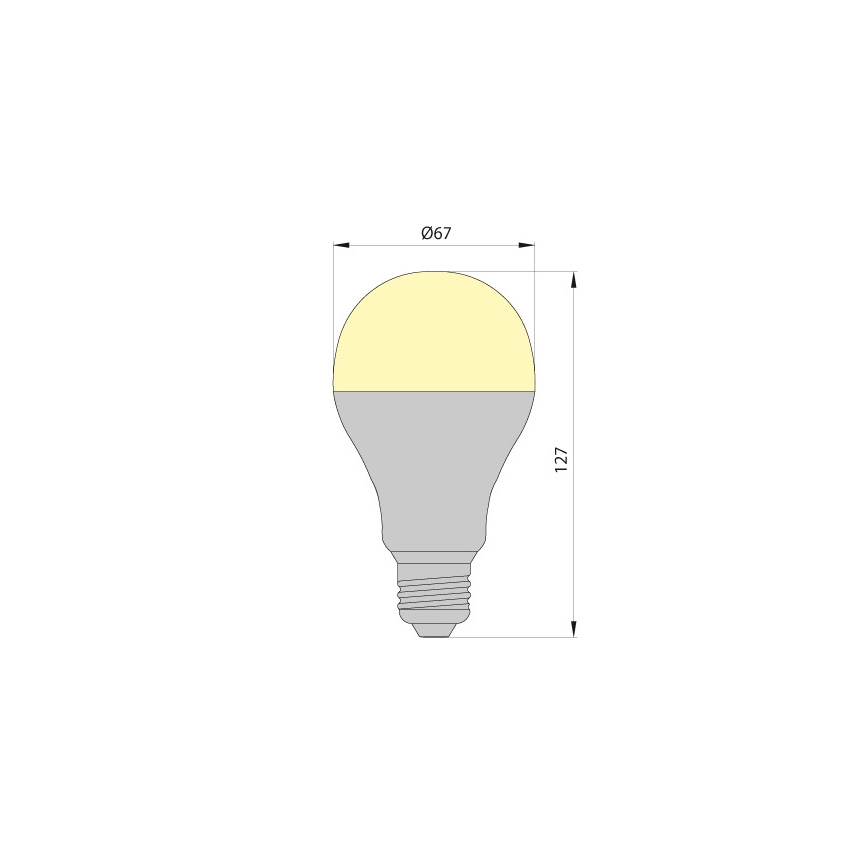 Lâmpada LED LEDSTAR ECO E27/12W/230V