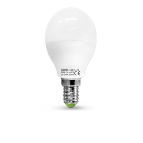 Lâmpada LED LEDSTAR G45 E14/7W/230V 3000K