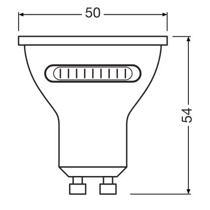 Lâmpada LED PAR16 GU10/4,2W/230V 2700/4000/6500K 36° - Osram