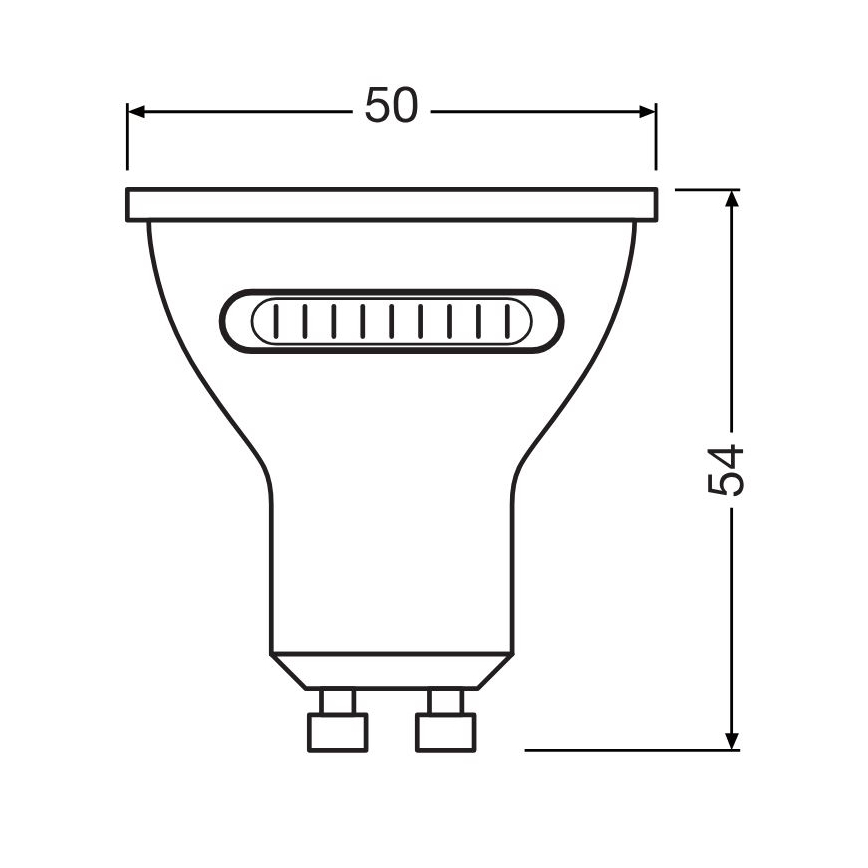 Lâmpada LED PAR16 GU10/4,2W/230V 2700/4000/6500K 36° - Osram