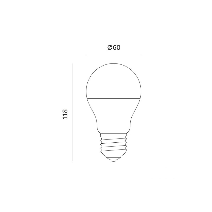 Lâmpada LED para crescimento de plantas PLANTY E27/11W/230V 1200K branco