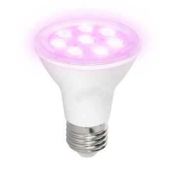 Lâmpada LED para crescimento de plantas PLANTY E27/7W/230V 1200K branco