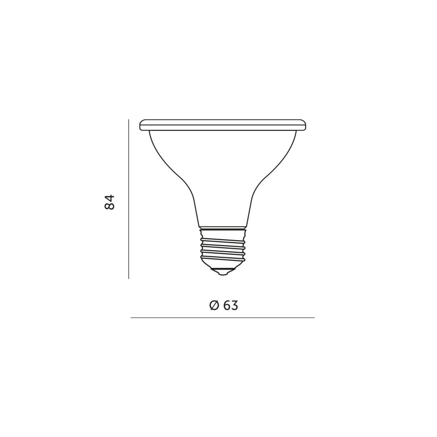Lâmpada LED para crescimento de plantas PLANTY E27/7W/230V 1200K branco