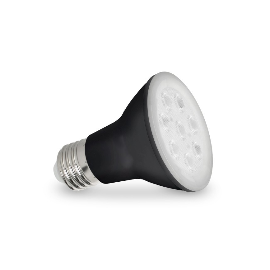 Lâmpada LED para crescimento de plantas PLANTY E27/7W/230V 1200K preto