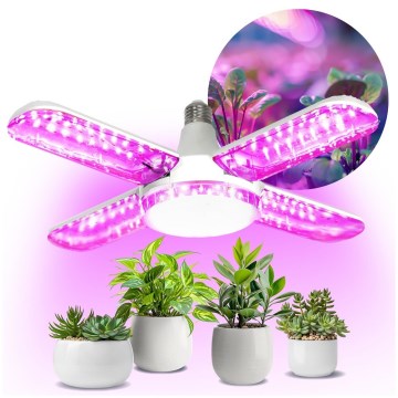 Lâmpada LED para crescimento de plantas VITABLOOM E27/40W/230V 1200K - Brilagi