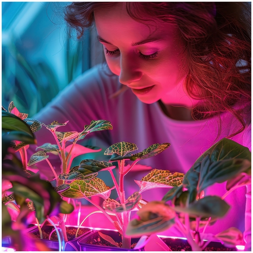 Lâmpada LED para crescimento de plantas VITABLOOM E27/40W/230V 1200K - Brilagi