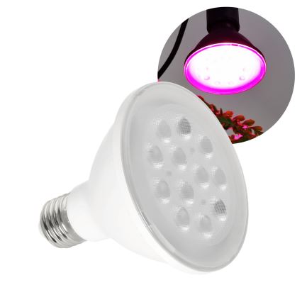 Lâmpada LED para crescimento de plantas VITABLOOM E27/9W/230V 1200K branco - Brilagi