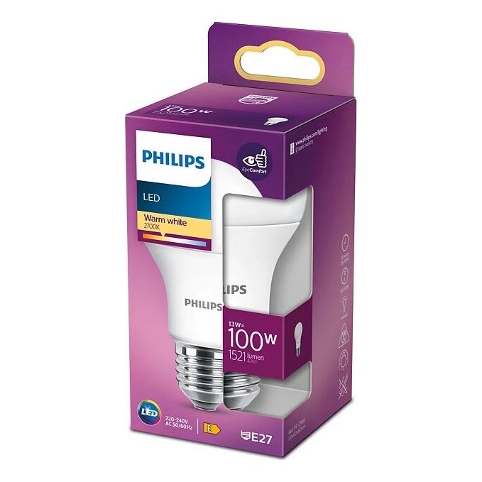 Lâmpada LED Philips A60 E27/13W/230V 2700K