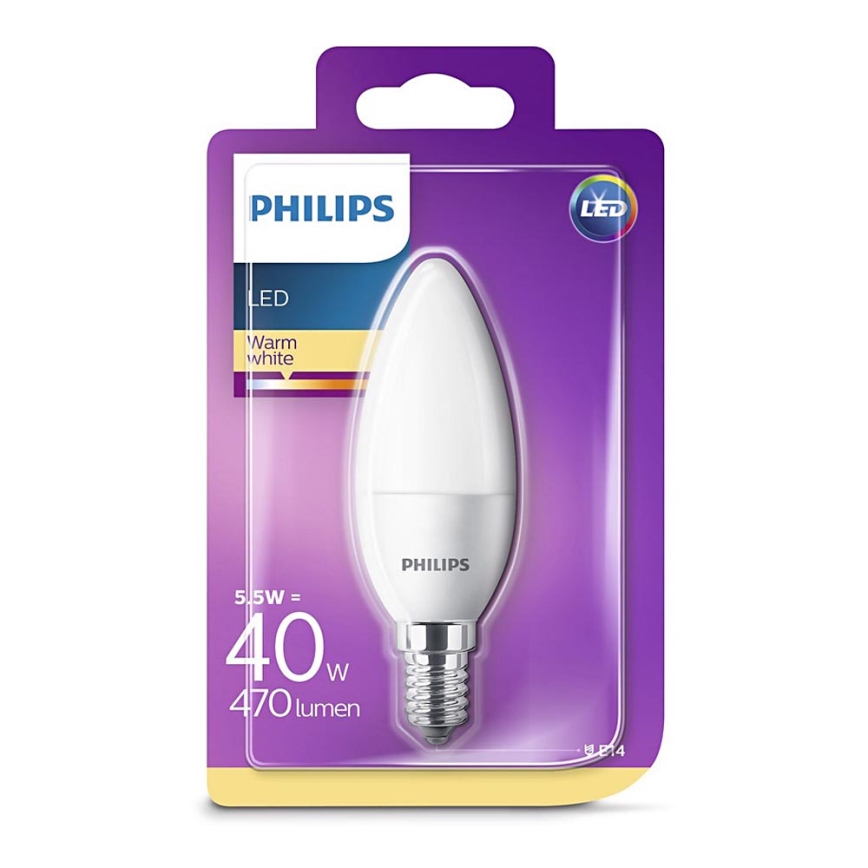 Lâmpada LED Philips E14/5,5W/230V 2700K