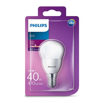 Lâmpada LED Philips E14/5,5W/230V