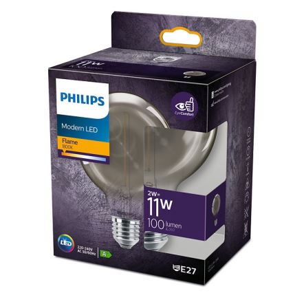 Lâmpada LED Philips E27/2W/230V 1800K