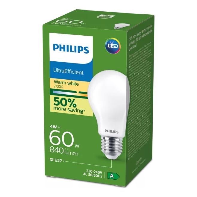 Lâmpada LED Philips E27/4W/230V 2700K