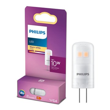 Lâmpada LED Philips G4/1W/12V 2700K