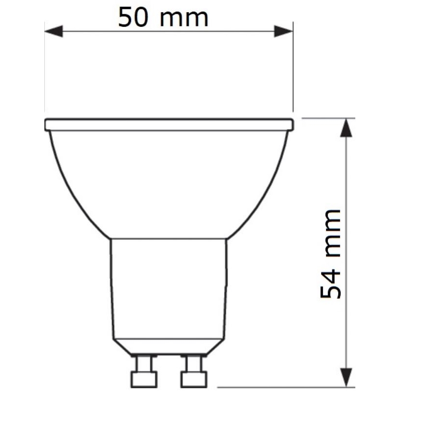 Lâmpada LED Philips GU10/6,7W/230V 6500K
