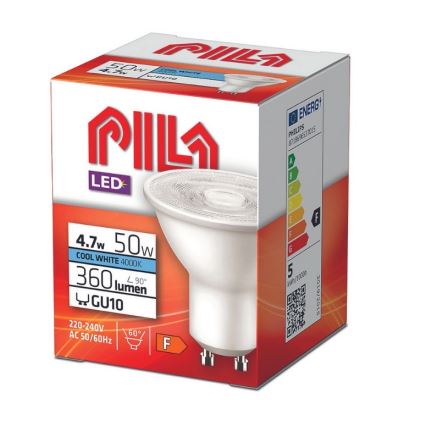 Lâmpada LED Philips Pila PAR16 GU10/4,7W/230V 4000K