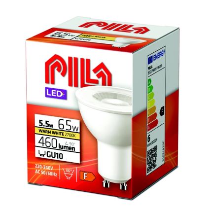Lâmpada LED Philips Pila PAR16 GU10/5,5W/230V 2700K