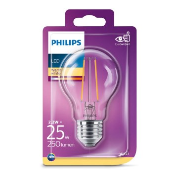 Lâmpada LED Philips VINTAGE E27/2.2W/230V 2700K