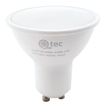 Lâmpada LED Qtec GU10/5W/230V 4200K