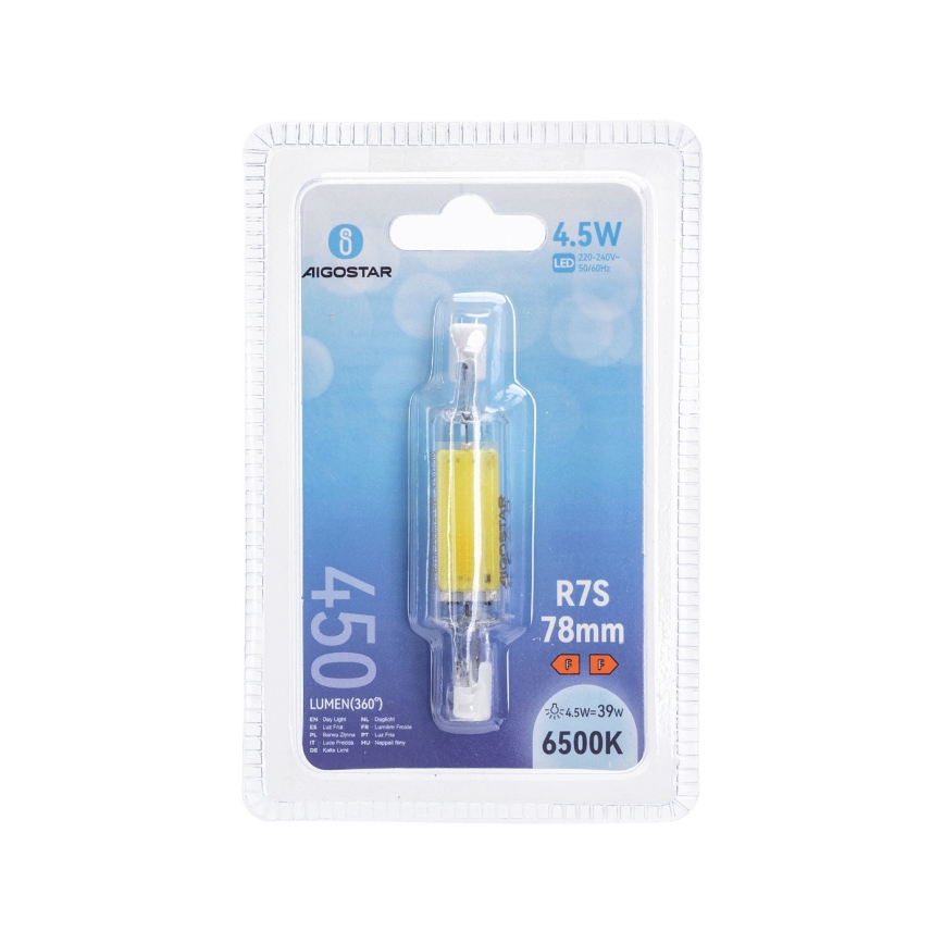 Lâmpada LED R7s/4,5W/230V 6500K 78 mm - Aigostar