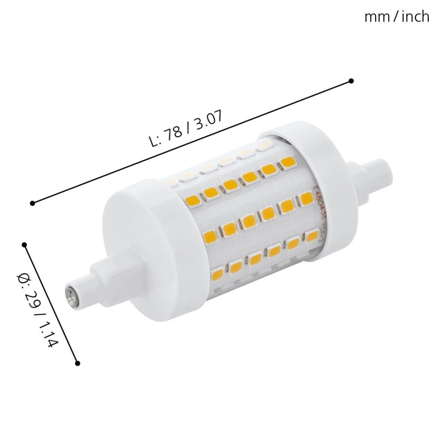 Lâmpada LED R7S/7W/230V 2700K 78 mm - Eglo 11829