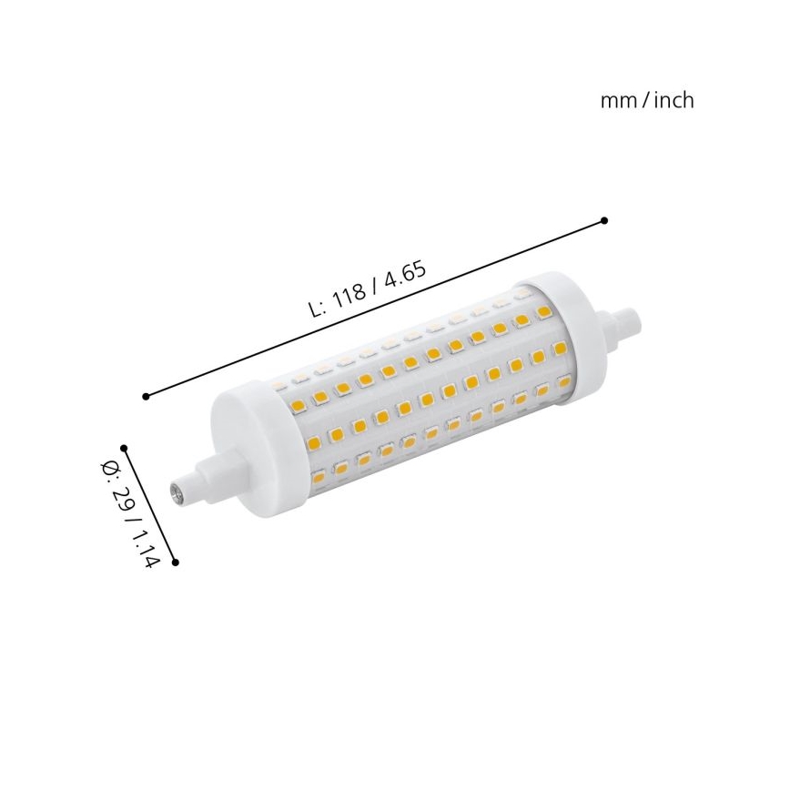 Lâmpada LED R7S/9W/230V 2700K 118 mm - Eglo 11831