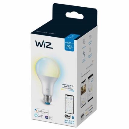 Lâmpada LED regulável A67 E27/13W/230V 2700-6500K CRI 90 Wi-Fi - WiZ
