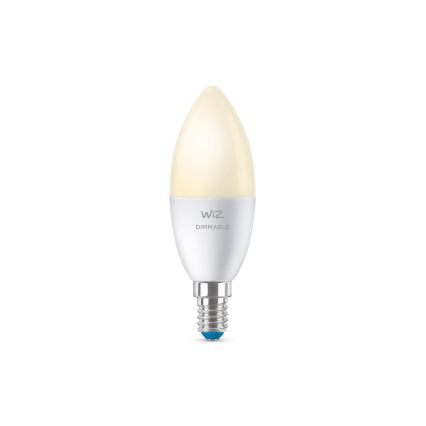 Lâmpada LED regulável C37 E14/4,9W/230V 2700K CRI 90 Wi-Fi - WiZ