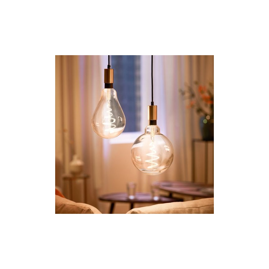 Lâmpada LED Regulável FILAMENT G200 E27/6,5W/230V 2700-6500K CRI 90 Wi-Fi - WiZ