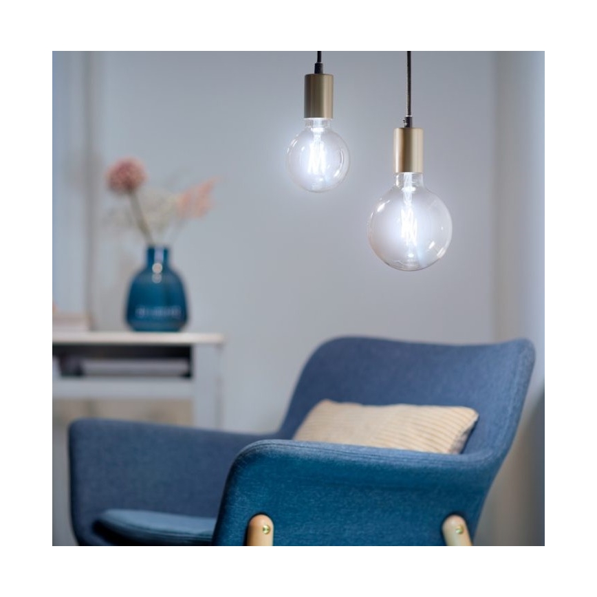 Lâmpada LED Regulável FILAMENT G95 E27/6,7W/230V 2700-6500K CRI 90 Wi-Fi - WiZ