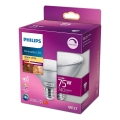 Lâmpada LED regulável Philips E27/9,5W/230V 2700K