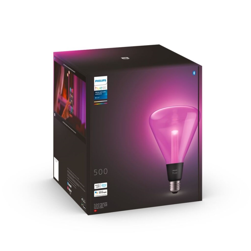 Lâmpada LED regulável Philips Hue White And Color Ambiance E27/6,5W/230V 2000-6500K