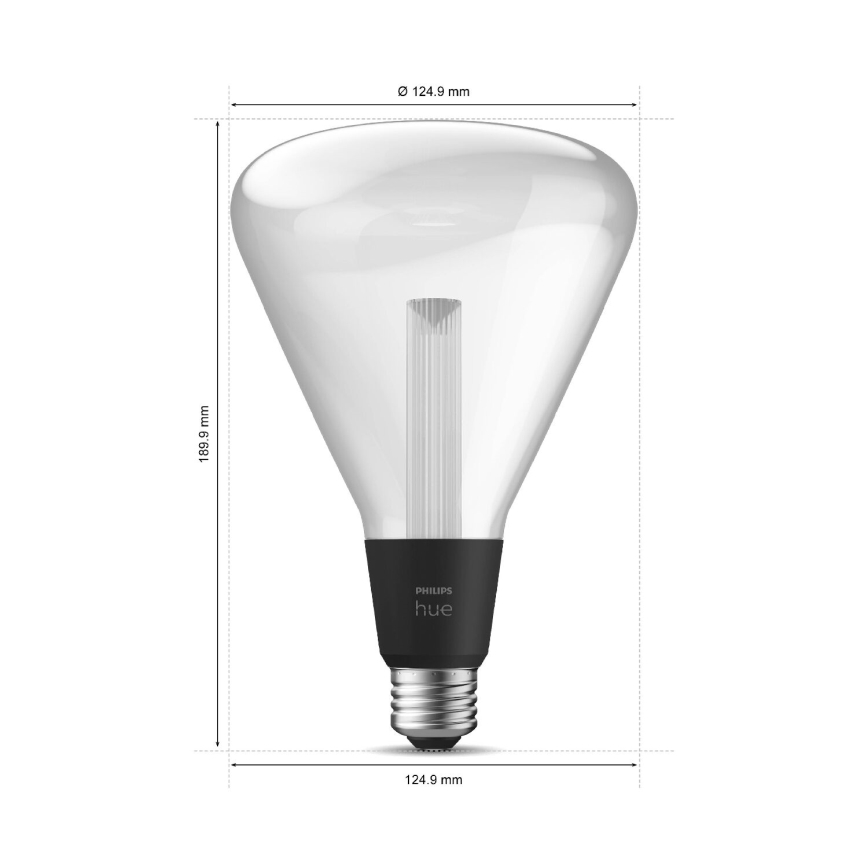 Lâmpada LED regulável Philips Hue White And Color Ambiance E27/6,5W/230V 2000-6500K