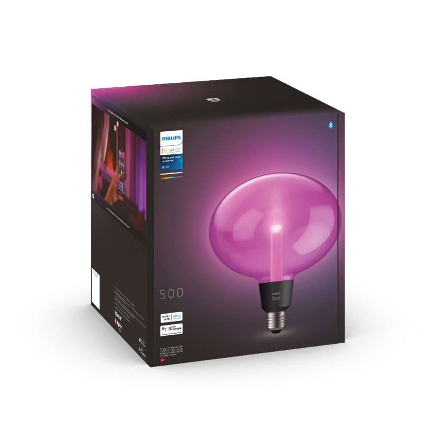 Lâmpada LED regulável Philips Hue White And Color Ambiance E27/6,5W/230V 2000-6500K