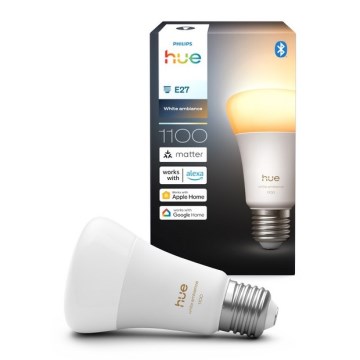 Lâmpada LED regulável Philips Hue WHITE AMBIANCE E27/8,1W/230V 1000-20000K
