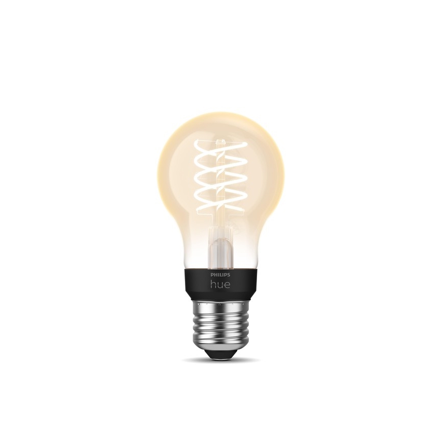 Lâmpada LED regulável Philips Hue WHITE FILAMENT A60 E27/7W/230V 2100K