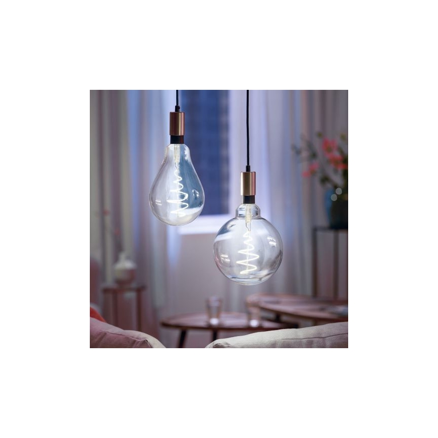 Lâmpada LED regulável VINTAGE FILAMENT PS160 E27/6,5W/230V 2000-5000K CRI 90 Wi-Fi -WiZ