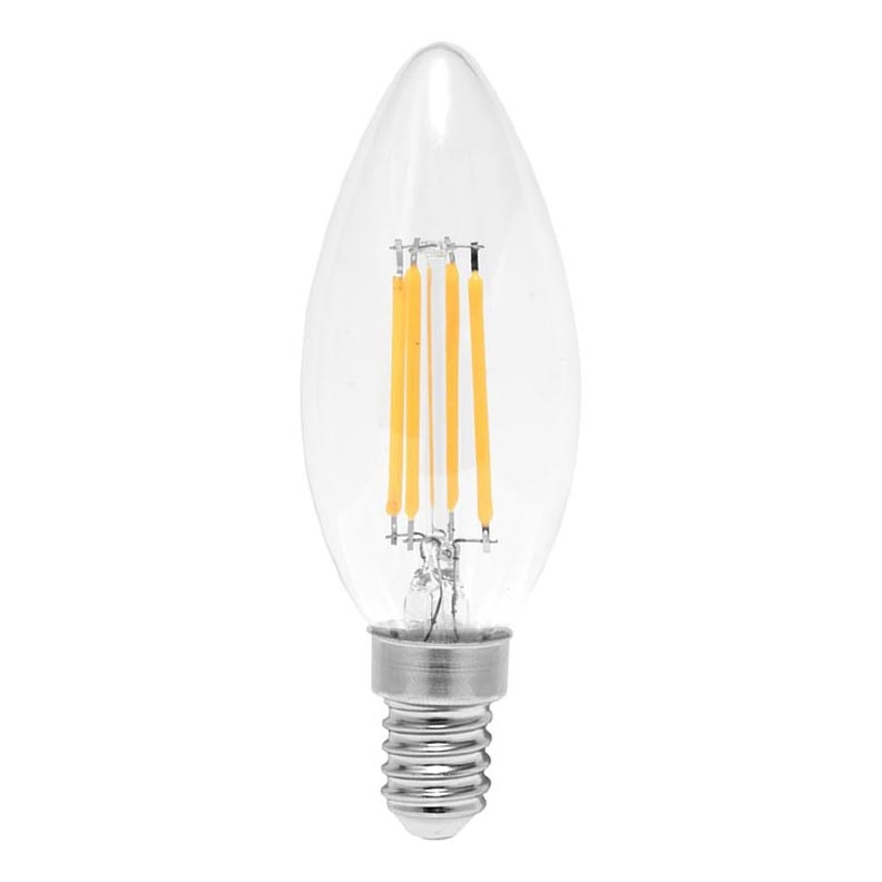 Lâmpada LED RETRO C37 E14/2W/230V 3000K 320lm